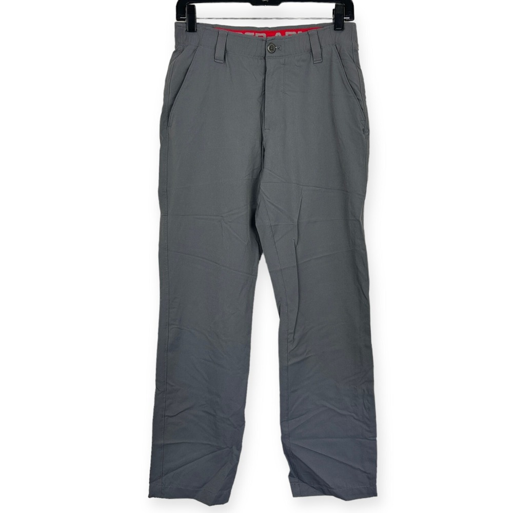 Under Armour Drive Golf‎ Pants Mens 30x30 Loose Wicking Polyester Stretch Gray